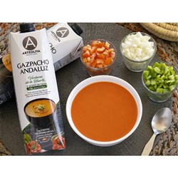 SOUP GAZPACHO ANDALUZ 1LT(10) # BRgaz1ltr ARTEOLIVA