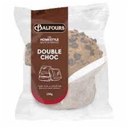 MUFFIN DOUBLE CHOC HOMESTYLE (15 X 150GM) # 5926 BALFOURS