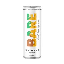 DRINK PINE COCONUT CANS (24 X 355ML) # 284564 BARE NAKED