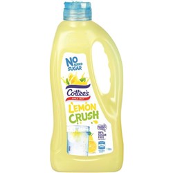 CORDIAL LEMON NAS CONCENTRATE 1LT(9) # 10007295 COTTEES