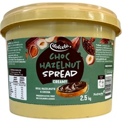 SPREAD CHOC HAZELNUT CREAMY 2.5KG(6) # A039455 DOLCELA