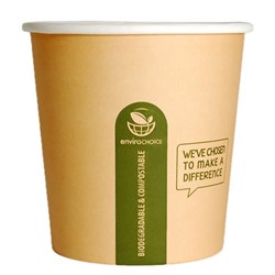 BOWL SOUP 24OZ HEAVYBOARD ROUND PLA KRAFT (20 X 25S) 500 # EC-SC024 ENVIROCHOICE