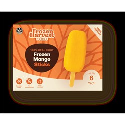 FRUIT STICK FROZEN MANGO (10 X 6 X 60GM) # 3233 FROZEN HARVEST