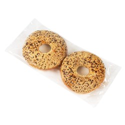 BREAD BAGEL EVERYTHING (9 X 2 X 200GM) # 461053 THE FLOUR SHOP