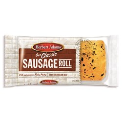 SAUSAGE ROLL GOURMET (12 X 190GM) # 1001122 HERBERT ADAMS