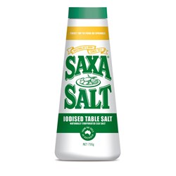 SALT TABLE IODISED 750GM(12) # 110889 SAXA