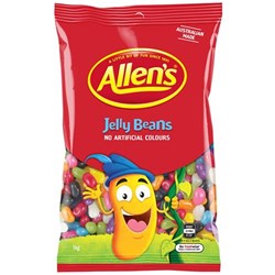 LOLLY JELLY BEANS 1KG(6) # 1225678350 ALLENS