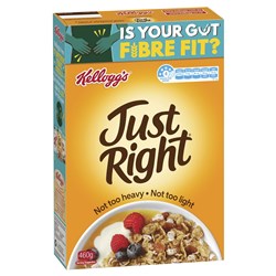CEREAL JUST RIGHT 460GM(12) #1005553661 KELLOGGS