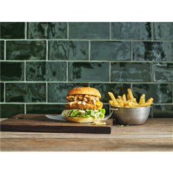 CHICKEN BREAST BURGER FREE RANGE 1KG (6) # 54507 LILYDALE