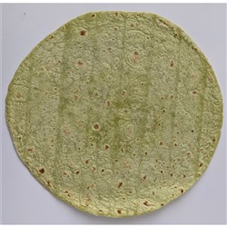 TORTILLA SPINACH 10" (6 X 12S) # 4014 MEB FOODS