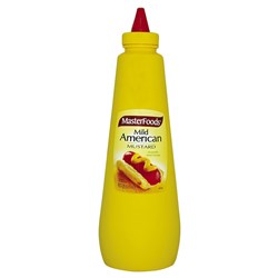 MUSTARD AMERICAN SQUEEZE 920ML(6) # 157736 MASTERFOODS