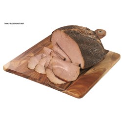 BEEF ROAST THINLY SLICED 1KG(5) # 08993 PRIMO