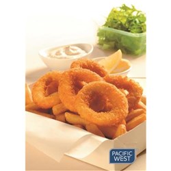 SQUID RING CRUMBED FORMED 1KG (5) # 8001 PAC WEST