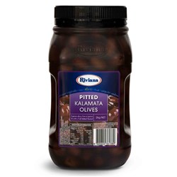 OLIVES KALAMATA PITTED 2KG(6) # 2600249 RIVIANA