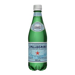 WATER MINERAL SPARKLING NATURAL (24 X 500ML) PLASTIC # SP500P SAN PELLEGRINO