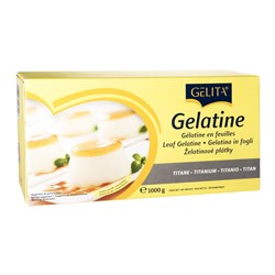 GELATINE SHEETS TITANIUM 1KG # GEL005 GELITA