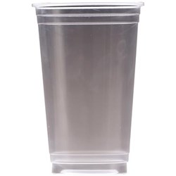CUP CLEAR PLASTIC DRINKING 620ML 22OZ PL22 50S(20) # PL22 TAILORED PACKAGING