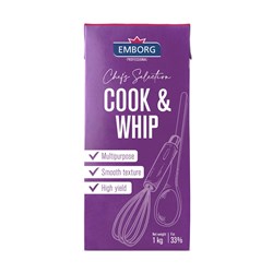 COOK & WHIP 1LT(6) # EMCOOKWHIP01 EMBORG