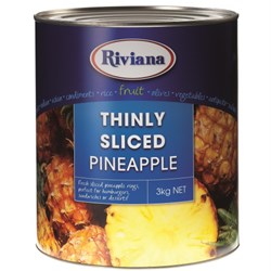 PINEAPPLE THINLY SLICED A10(3) # 2423502 RIVIANA