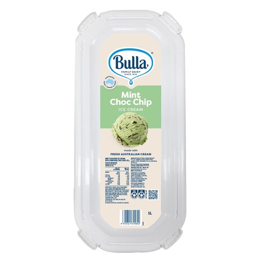 ICECREAM MINT CHOC CHIP TRAY 5LT(2) # 5001541 BULLA