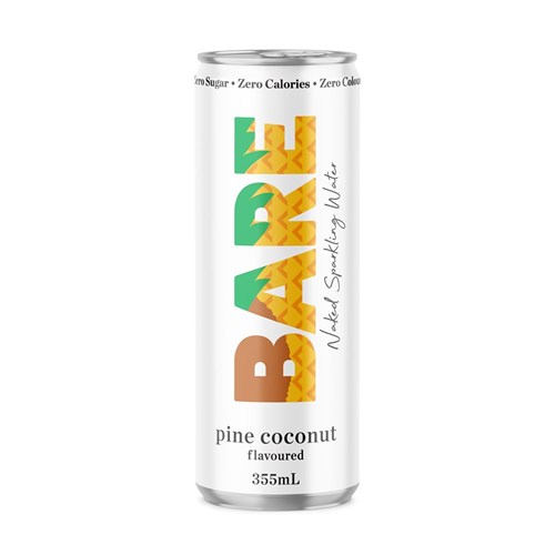 DRINK PINE COCONUT CANS (24 X 355ML) # 284564 BARE NAKED