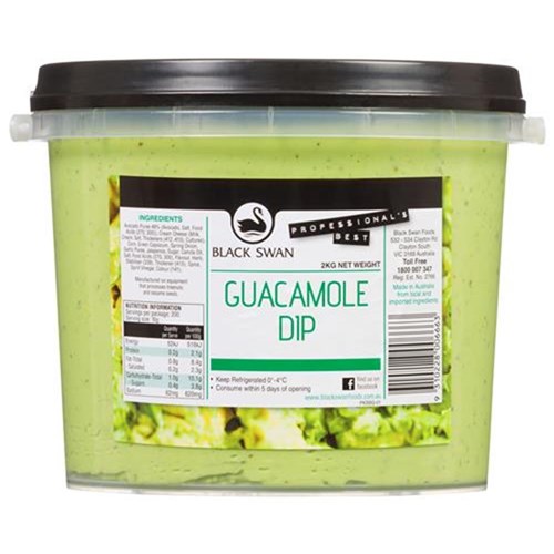 DIP GUACAMOLE 2KG(3) # A0000452 BLACK SWAN