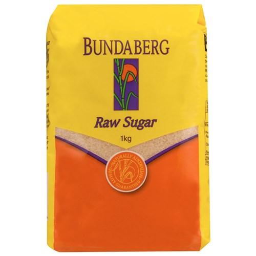 SUGAR RAW 1KG(10) # 4201-0001 BUNDABERG