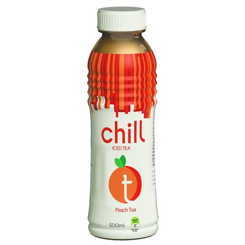 DRINK ICED TEA PEACH (20 X 500ML) # 5001 CHILL ICED TEA