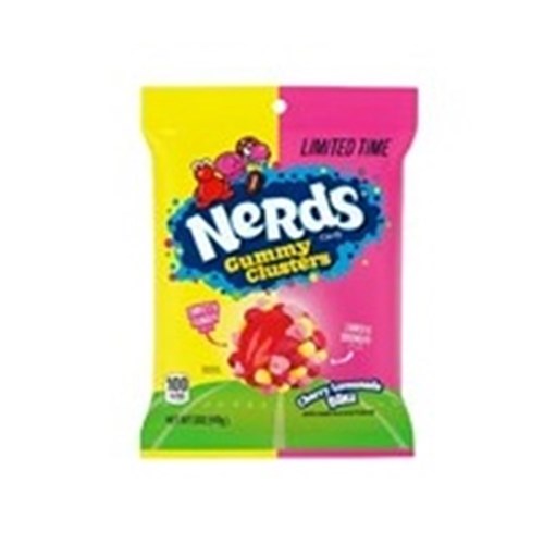 LOLLY NERDS GRAPE & STRWBERRY (12 X 141GM) 1.692KG FERRARA CANDY CO