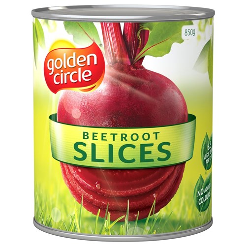 BEETROOT SLICED 850GM(12) # 0493 GOLDEN CIRCLE