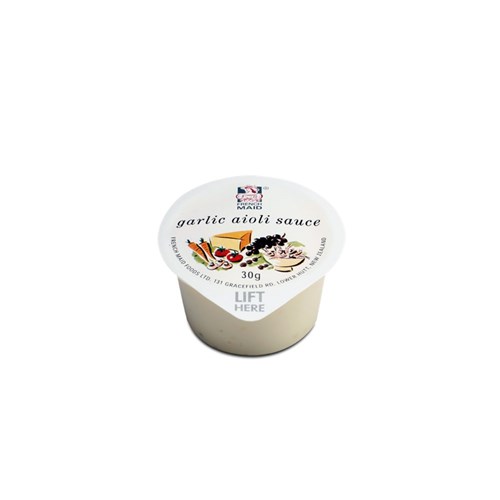 SAUCE PC GARLIC AIOLI (100 X 30GM) # 10010307 FRENCH MAID