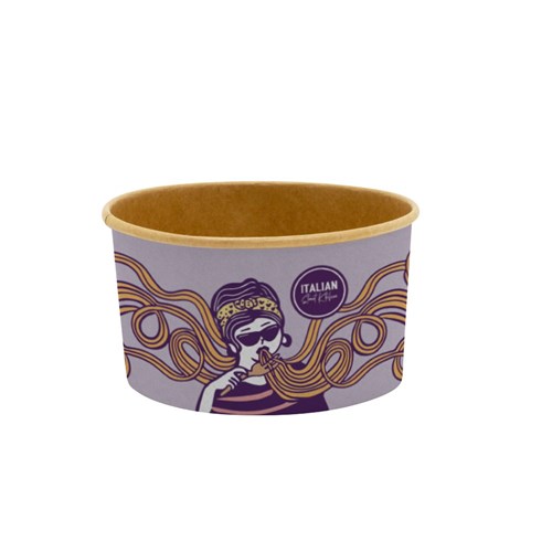 BOWL 1000ML BIOBOWL WHITE LARGE FSC MIX 400S # BB-BL-L-ISK ISK