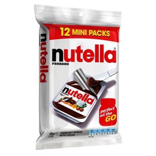 SPREAD CHOCOLATE HAZELNUT PC (12 X 12 X 15GM) # 19300698016283 NUTELLA