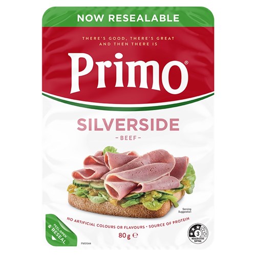 BEEF SILVERSIDE MAP (8 X 80GM) # 01685 PRIMO