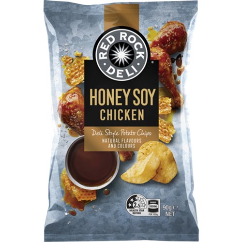 CHIPS HONEY SOY RED ROCK DELI (12 X 90GM) # 320017931 SMITHS