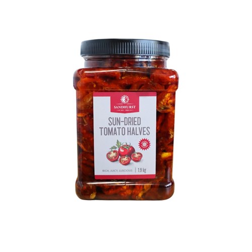 TOMATOES SUNDRIED HALVES 1.9KG(6) # SDT1.9P SANDHURST