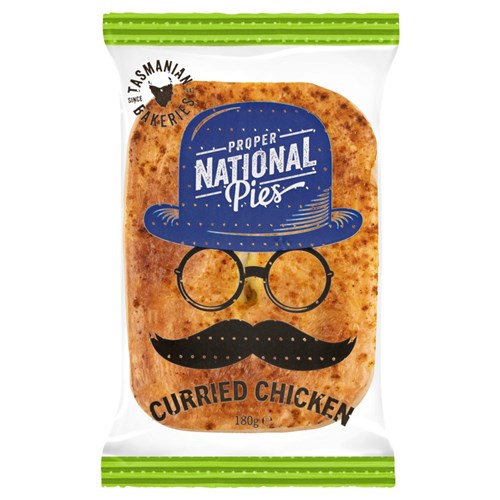 PIE CURRY CHICKEN (16 X 180GM) # 20269 / 20515 NATIONAL PIES