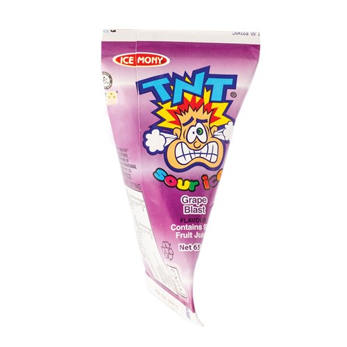 DRINKING TUBES SOUR GRAPE BLAST 99% JUICE(2 X 36 X 65ML) # IN14 ICE MONY TNT