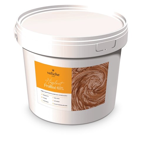 PASTE HIGHLY ROASTED HAZELNUT PRALINE 5KG VELICHE