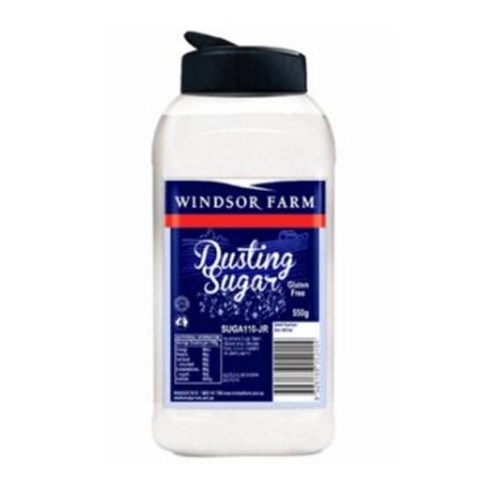 SUGAR DUSTING JAR 500GM(6) # SUGA110-JR WINDSOR FARM