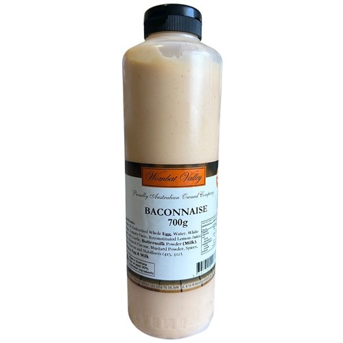 BACONNAISE 700ML (8) # BAMA700 WOMBAT